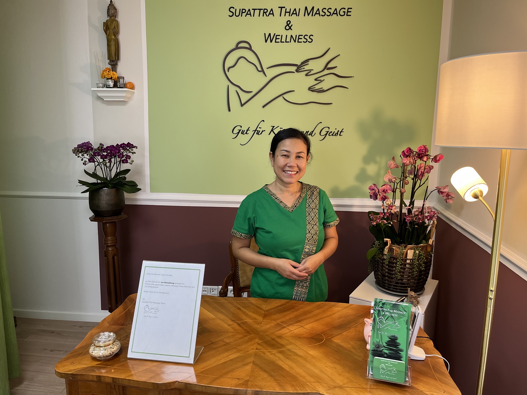 Supattra Thai Massage & Wellness in Wolfratshausen - Rezeption